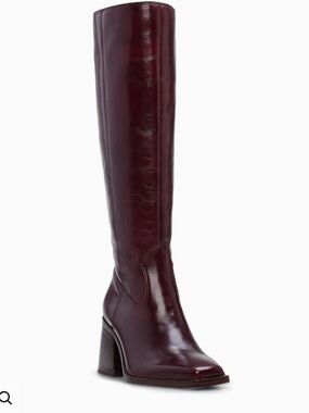 Vince Camuto Sangeti Narrow Calf Boot Dark Mahogany Size 8.5 NIB